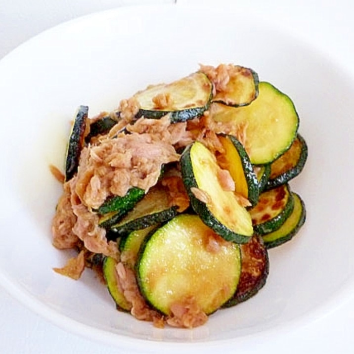 ズッキーニとツナ炒め レシピ 作り方 By Liqueur 楽天レシピ